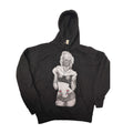 Thug Bandana Marilyn Monroe Graphic Pullover Hoodie - Black / Medium