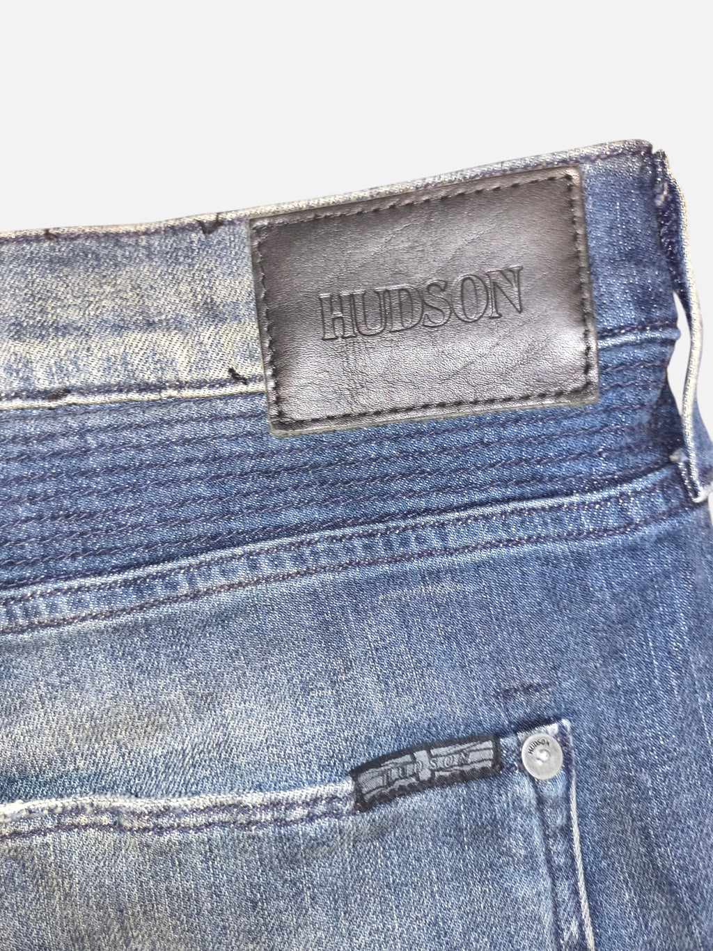 Hudson Blinder V2 Skinny Moto Biker Jeans - Men's Size 40 (GUC)