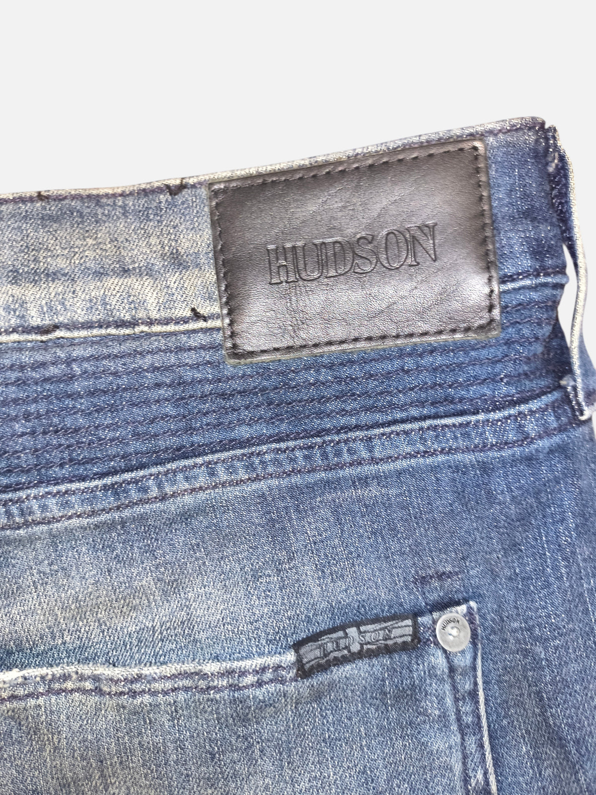 Hudson Blinder V2 Skinny Moto Biker Jeans - Men's Size 40 (GUC)