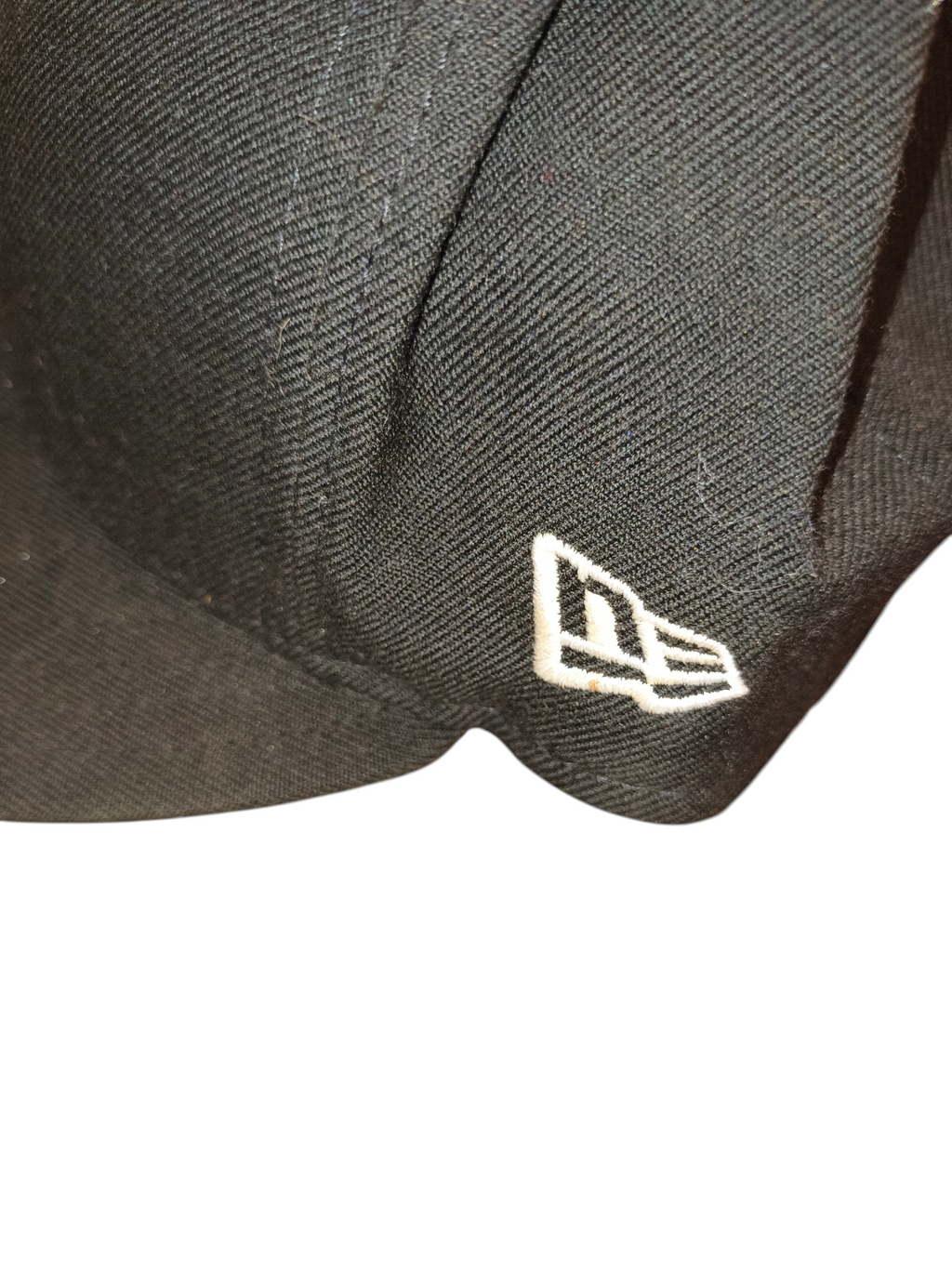 Awsum Thrift New Era 59FIFTY black fitted cap with white embroidered side logo detail