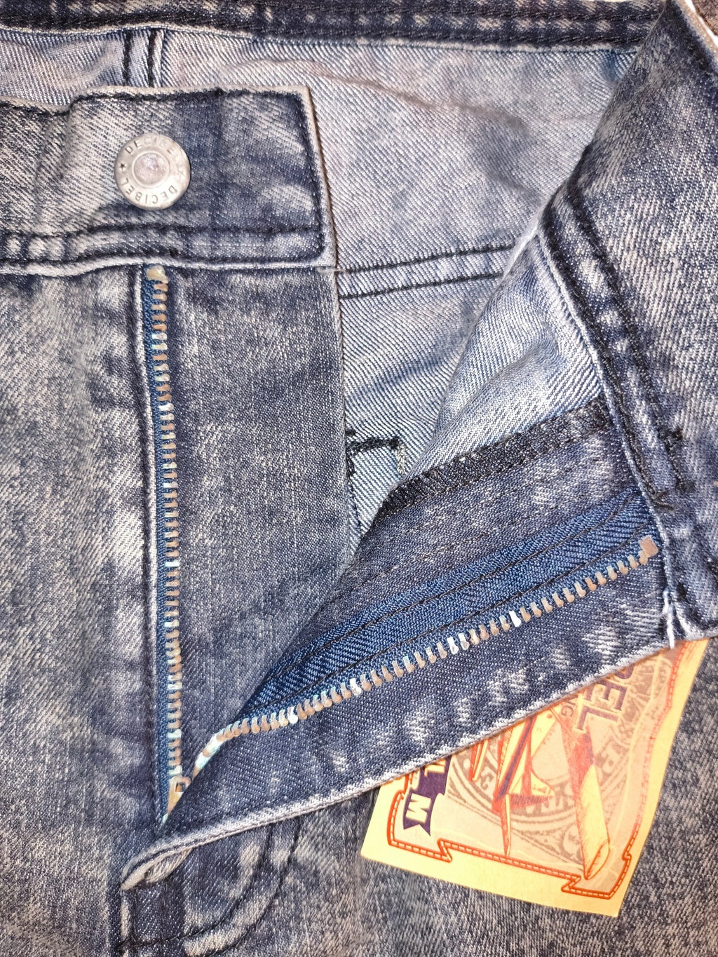 New Decibel Black Stone Washed Denim Shorts - Men's Size 40 (NWT)