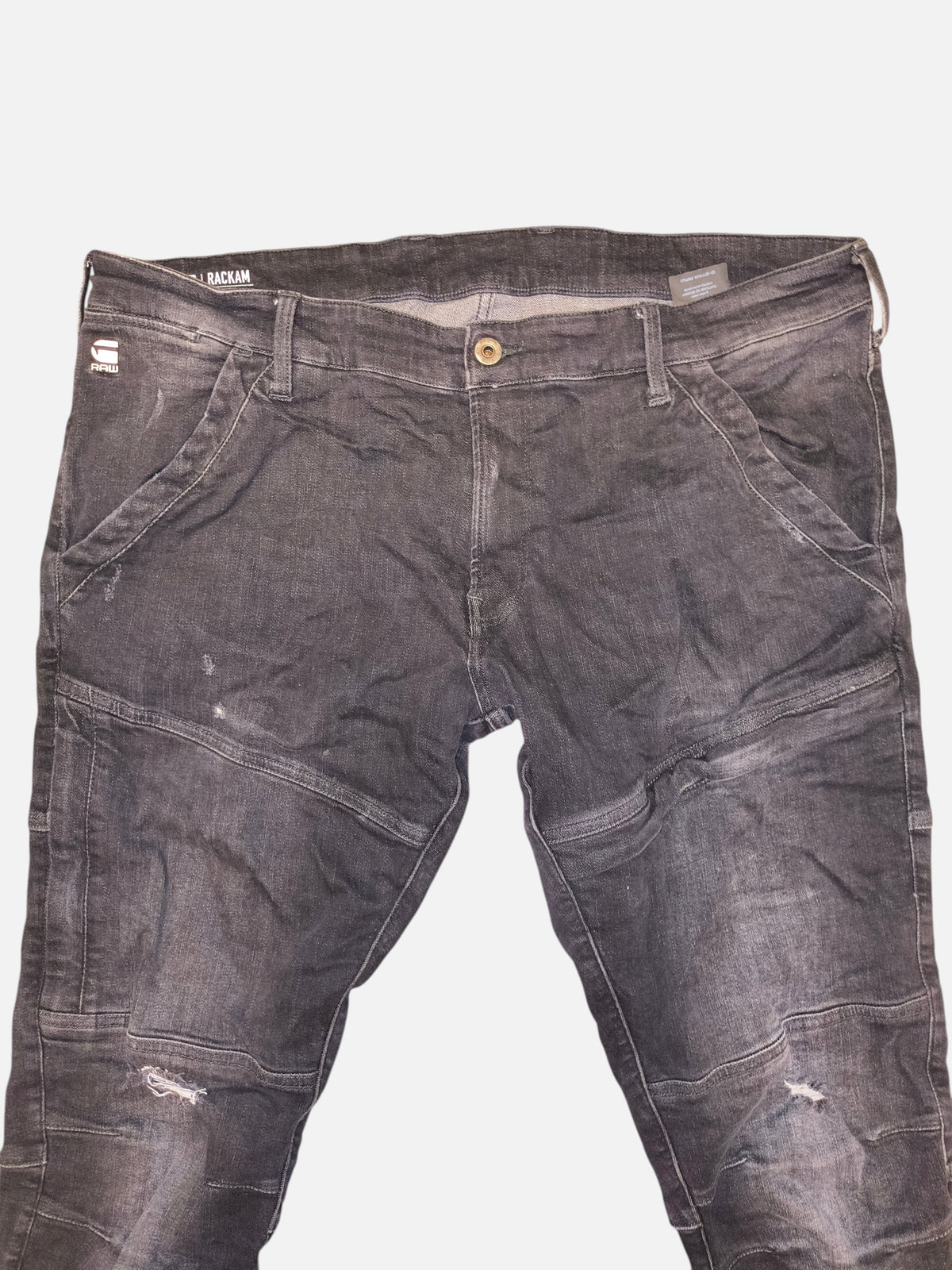 G-Star RAW Rackam 3D Skinny Distressed Jeans - Men's Size 34 (GUC)