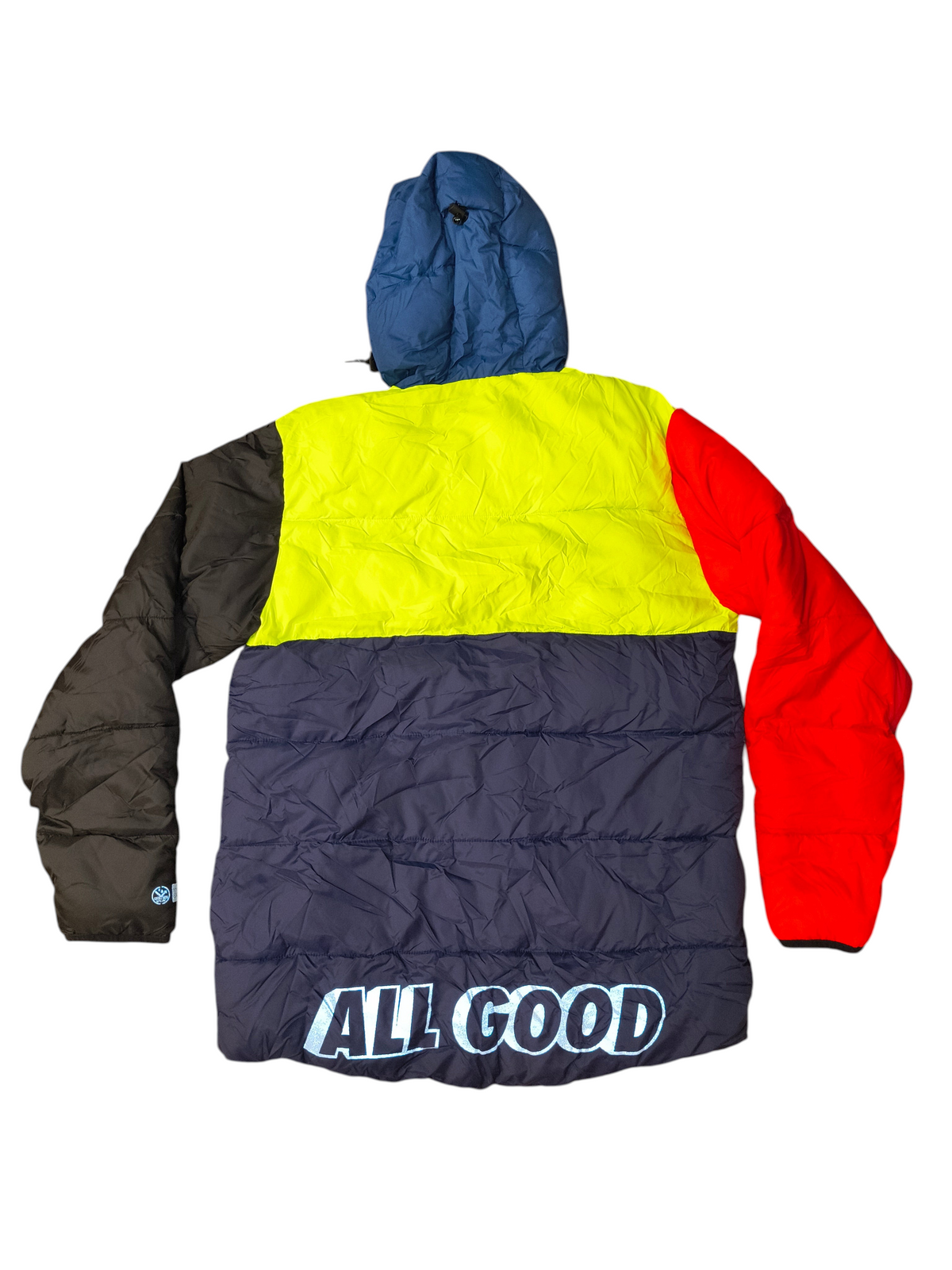 All Good High Camp Multi Colorblock Puffer Jacket - Men's XXL (NWT)